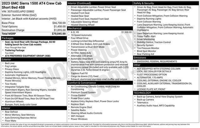 2023 GMC Sierra 1500