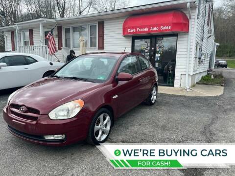 2007 Hyundai Accent for sale at Dave Franek Automotive in Wantage NJ