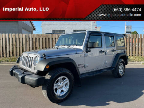 2015 Jeep Wrangler Unlimited for sale at Imperial Auto, LLC in Marshall MO