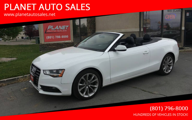 2013 Audi A5 for sale at PLANET AUTO SALES in Lindon UT