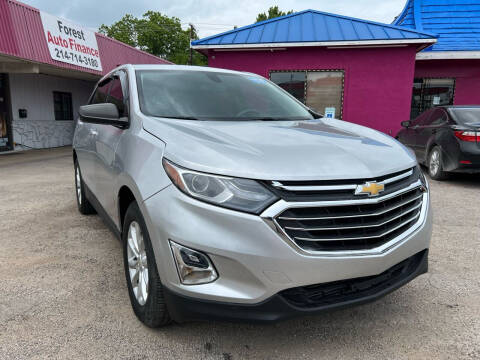 2019 Chevrolet Equinox for sale at Forest Auto Finance LLC in Garland TX