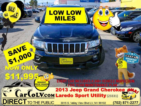 2013 Jeep Grand Cherokee for sale at The Car Company in Las Vegas NV