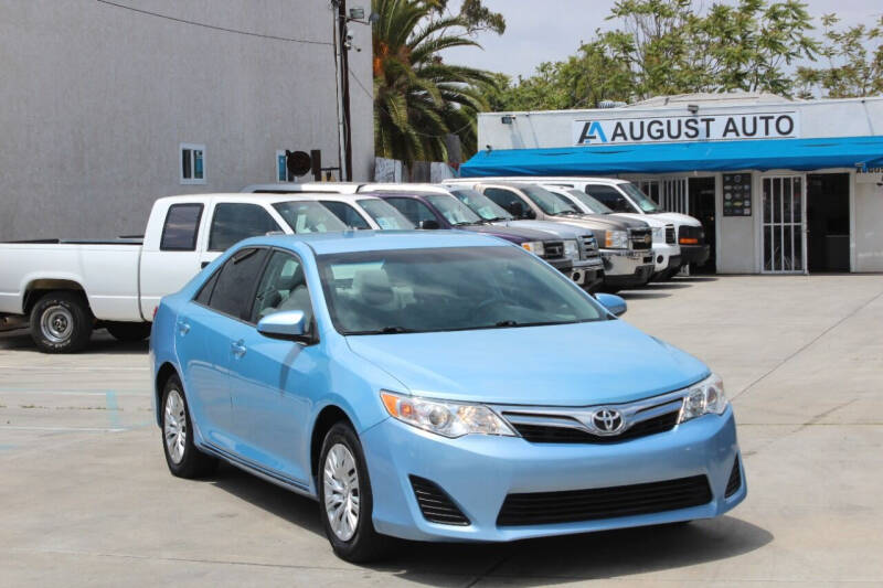 2013 Toyota Camry for sale at August Auto in El Cajon CA