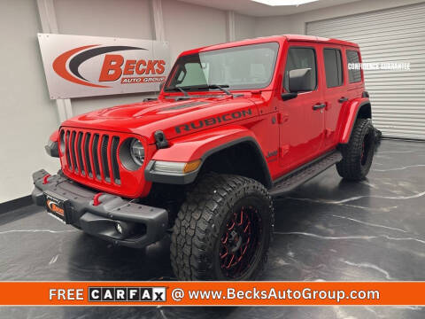 2018 Jeep Wrangler Unlimited for sale at Becks Auto Group in Mason OH