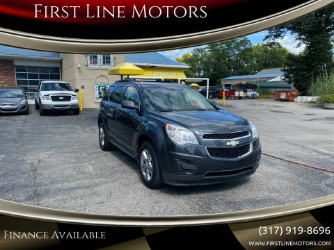 2010 Chevrolet Equinox for sale at First Line Motors in Jamestown IN