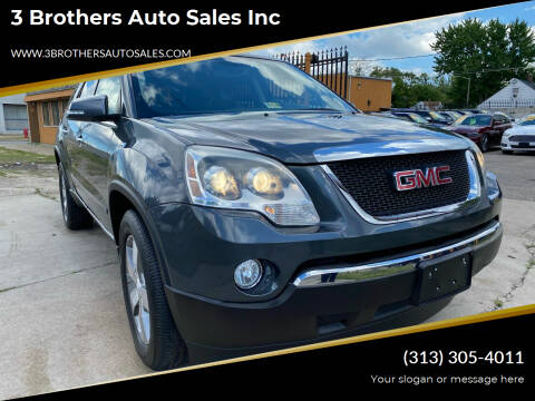2012 GMC Acadia for sale at 3 Brothers Auto Sales Inc in Detroit MI