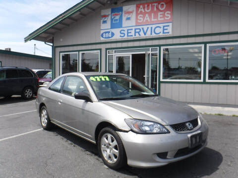 2004 Honda Civic for sale at 777 Auto Sales and Service in Tacoma WA