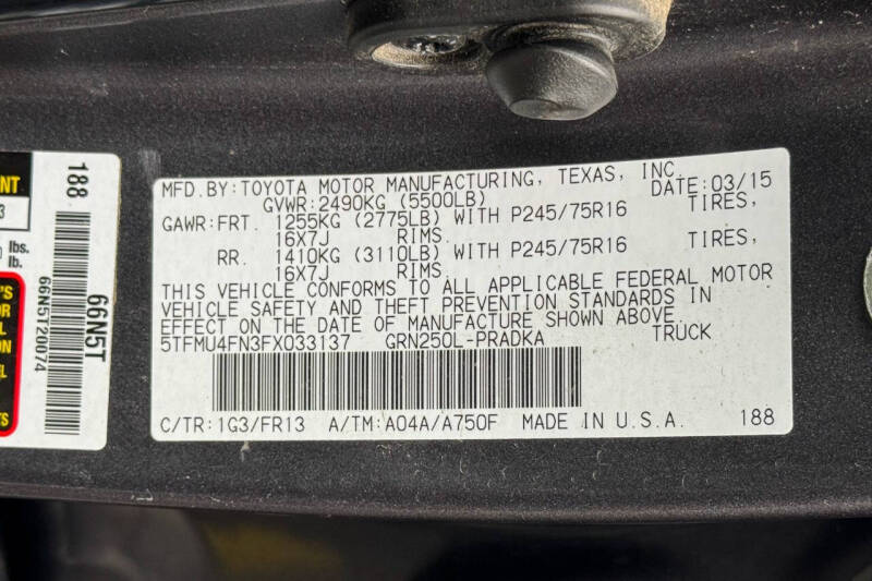 2015 Toyota Tacoma V6