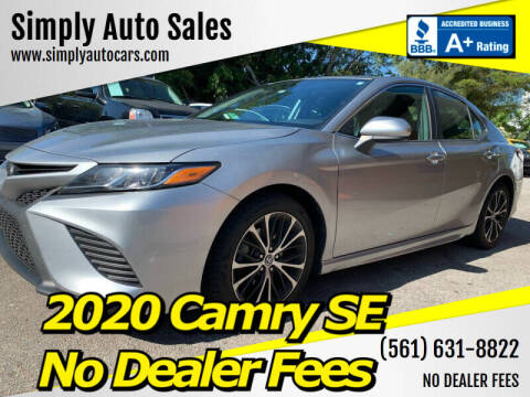 2020 Toyota Camry for sale at Simply Auto Sales in Palm Beach Gardens FL