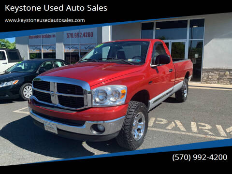 2007 Dodge Ram Pickup 1500 for sale at Keystone Used Auto Sales in Brodheadsville PA