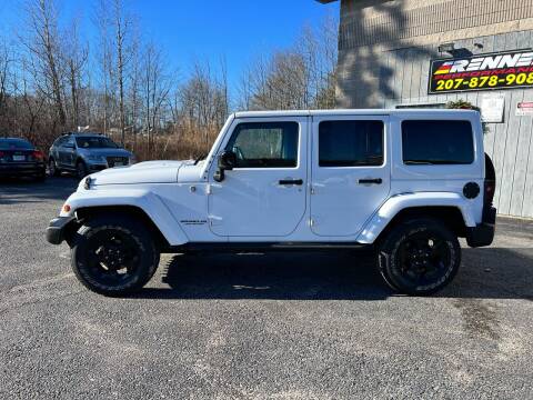 2015 Jeep Wrangler Unlimited for sale at Rennen Performance in Auburn ME