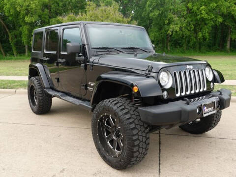 2018 Jeep Wrangler JK Unlimited for sale at HOPPER MOTORPLEX in Plano TX