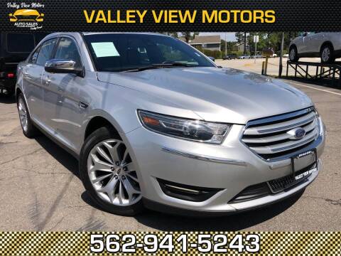 2018 Ford Taurus for sale at Valley View Motors in Whittier CA