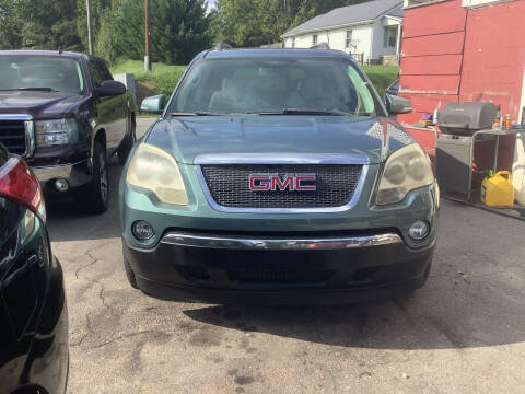 2010 GMC Acadia for sale at Moose Motors in Morganton NC