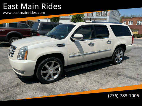 2011 Cadillac Escalade ESV for sale at East Main Rides in Marion VA