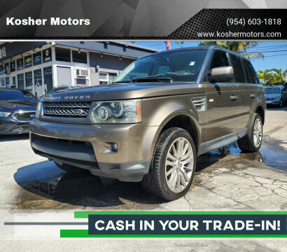 2011 Land Rover Range Rover Sport for sale at Kosher Motors in Hollywood FL