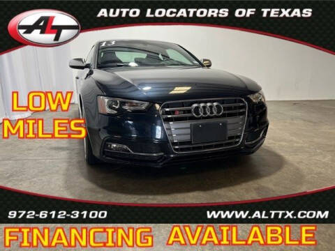 2013 Audi S5 for sale at AUTO LOCATORS OF TEXAS in Plano TX