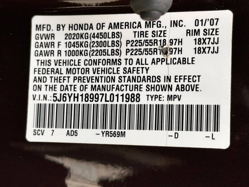 2007 Honda Element SC