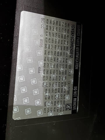 2017 Chevrolet Tahoe Special Service