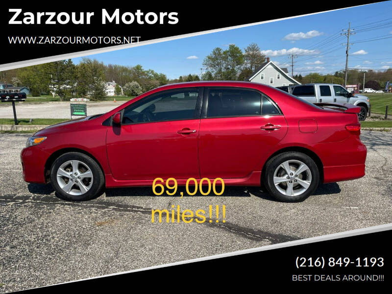 2013 Toyota Corolla for sale at Zarzour Motors in Chesterland OH