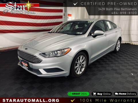 2017 Ford Fusion for sale at STAR AUTO MALL 512 in Bethlehem PA