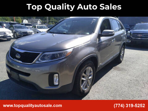 2015 Kia Sorento for sale at Top Quality Auto Sales in Westport MA