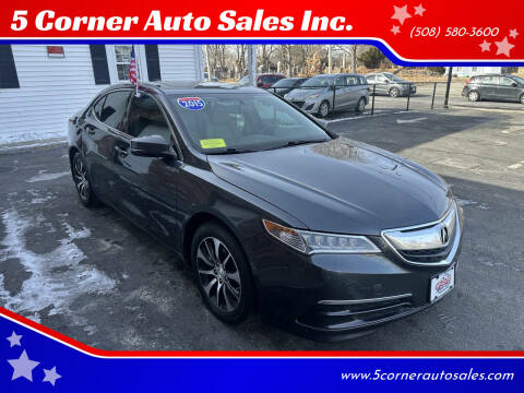 2015 Acura TLX for sale at 5 Corner Auto Sales Inc. in Brockton MA