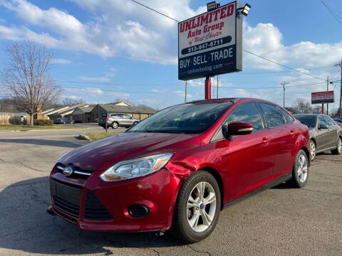 2014 Ford Focus for sale at Unlimited Auto Group in West Chester OH