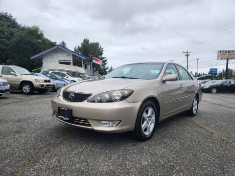 2005 Toyota Camry for sale at Leavitt Auto Sales and Used Car City in Everett WA