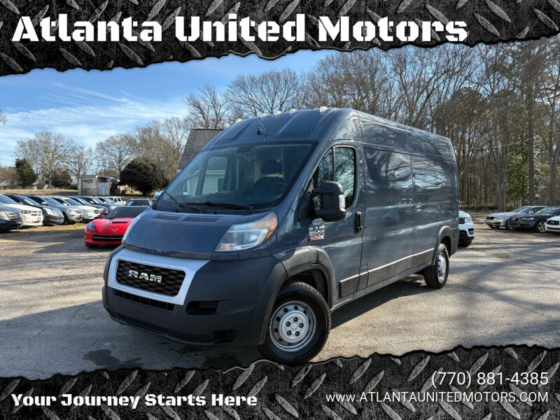 2019 RAM ProMaster for sale at Atlanta United Motors in Jefferson GA