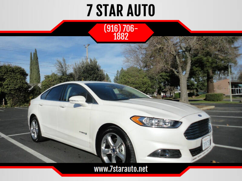 2013 Ford Fusion Hybrid for sale at 7 STAR AUTO in Sacramento CA