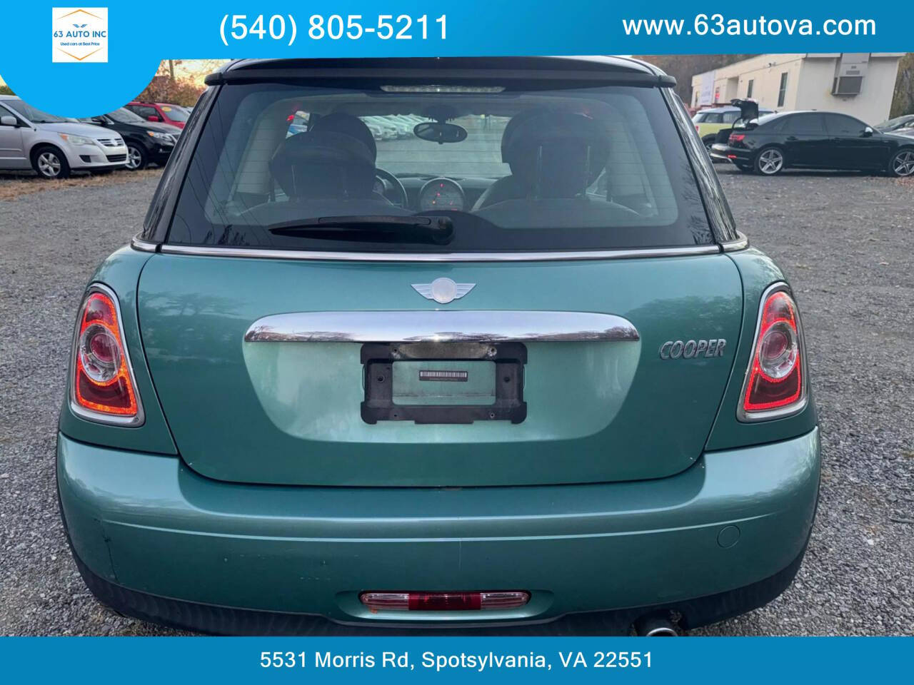 2012 MINI Cooper Hardtop for sale at 63 Auto Inc in Spotsylvania, VA