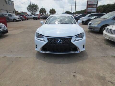 2016 Lexus RC 200t for sale at MOTORS OF TEXAS in Houston TX