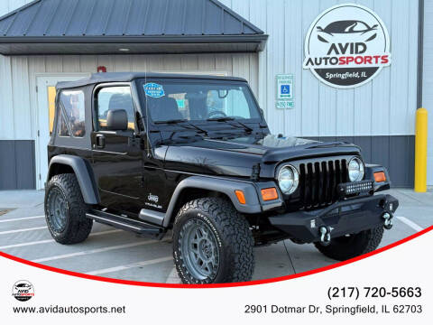 2005 Jeep Wrangler for sale at AVID AUTOSPORTS in Springfield IL