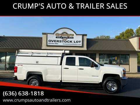 2018 Chevrolet Silverado 3500HD for sale at CRUMP'S AUTO & TRAILER SALES in Crystal City MO