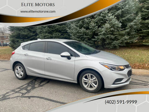 2018 Chevrolet Cruze for sale at Elite Motors in Bellevue NE