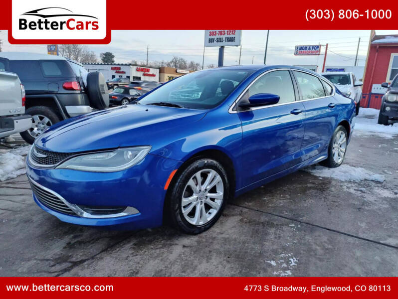 2015 Chrysler 200 for sale at Better Cars in Englewood CO