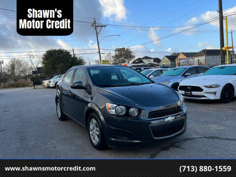 2016 Chevrolet Sonic for sale at Shawn's Motor Credit in Houston TX