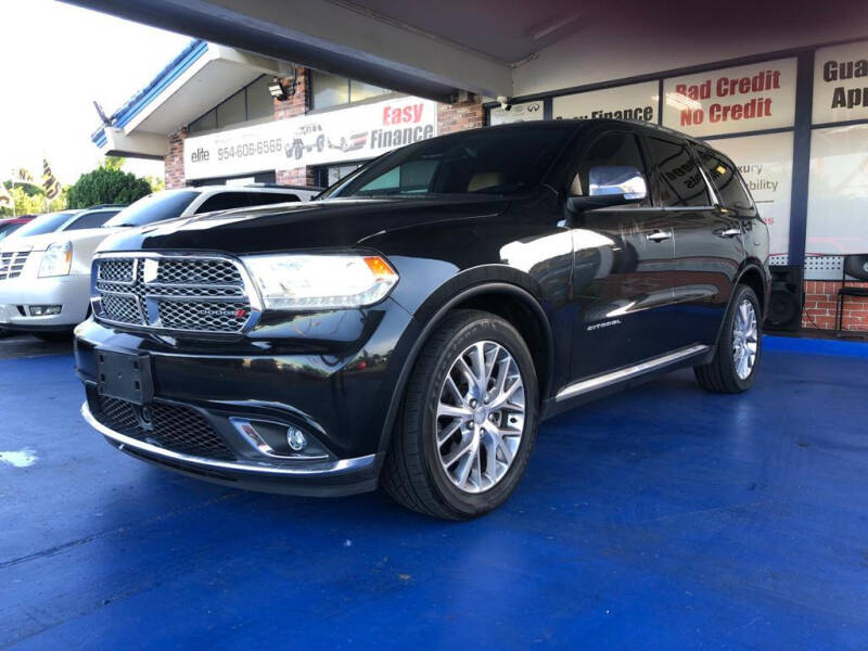 2014 Dodge Durango for sale at ELITE AUTO WORLD in Fort Lauderdale FL