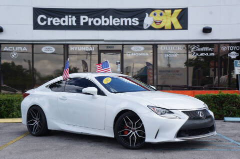 2015 Lexus RC 350 for sale at Car Depot in Miramar FL