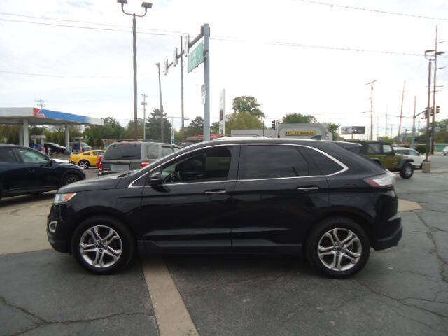 Black 2017 Ford Edge Titanium Titanium 4dr Crossover 1