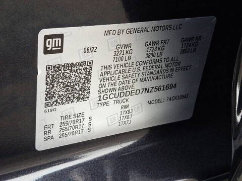 2022 Chevrolet Silverado 1500