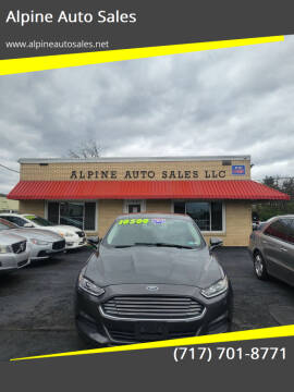 2015 Ford Fusion for sale at Alpine Auto Sales in Carlisle PA