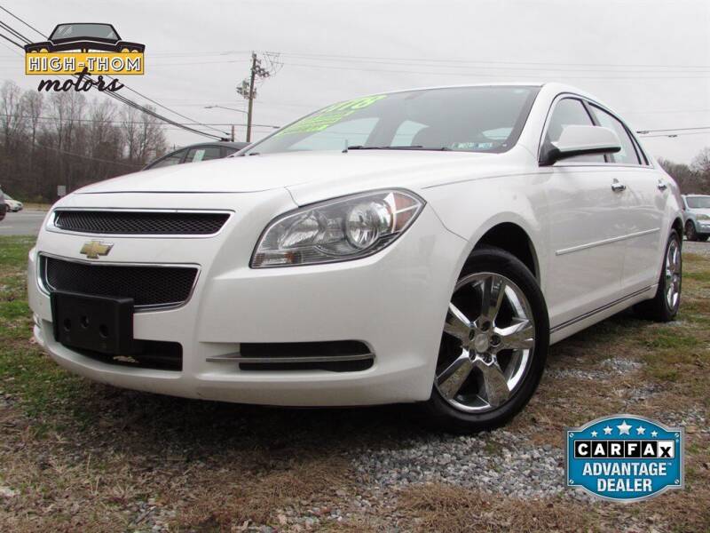 2012 Chevrolet Malibu for sale at High-Thom Motors in Thomasville NC