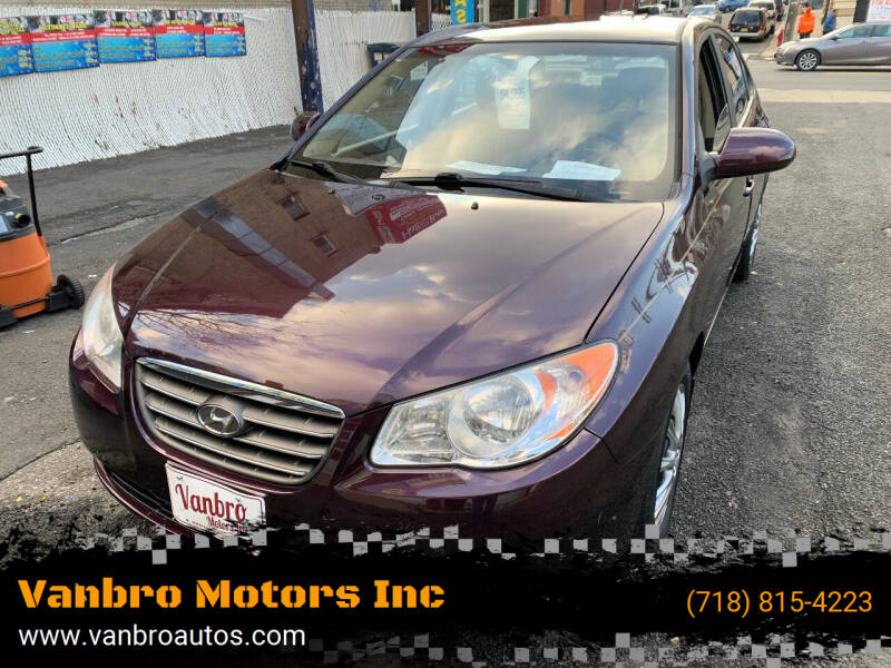 2009 Hyundai Elantra for sale at Vanbro Motors Inc in Staten Island NY