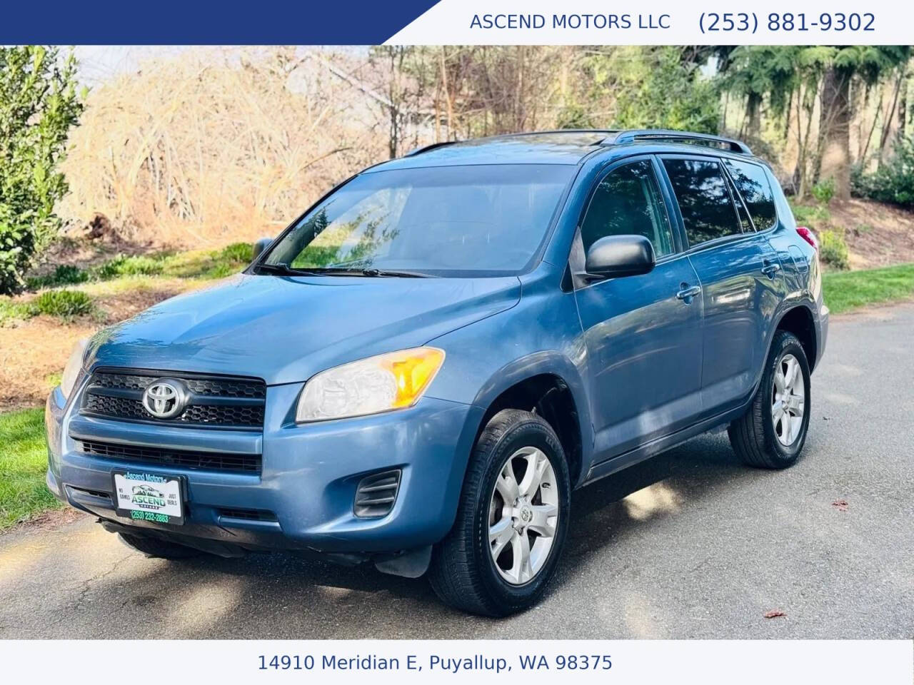 Blue 2011 Toyota RAV4 Base 4x4 Base 4dr SUV 1