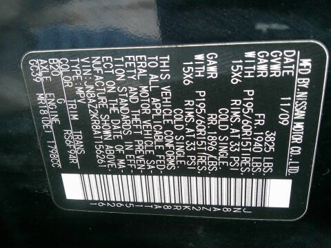 2010 Nissan cube 1.8
