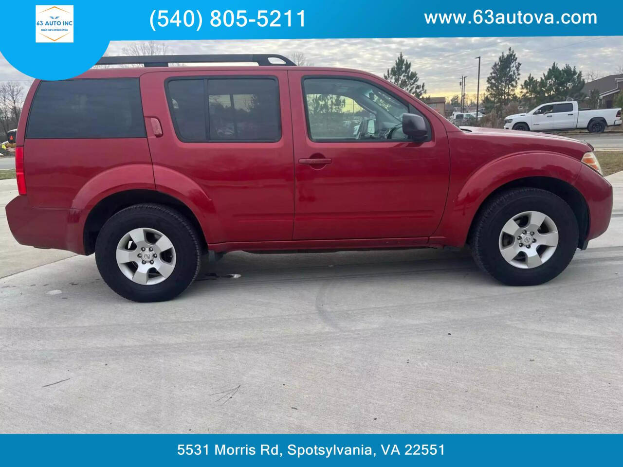 2009 Nissan Pathfinder for sale at 63 Auto Inc in Spotsylvania, VA