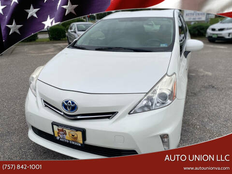 2014 Toyota Prius v for sale at Auto Union LLC in Virginia Beach VA