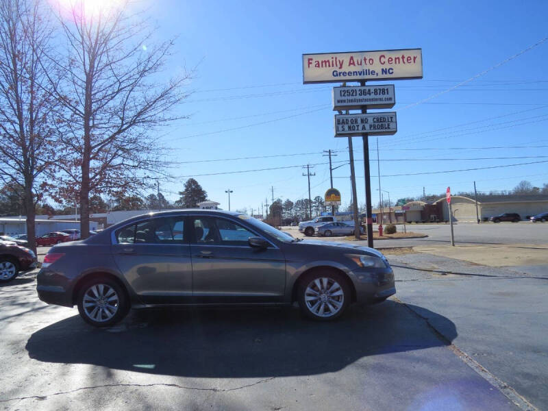 2011 Honda Accord for sale at FAMILY AUTO CENTER in Greenville NC